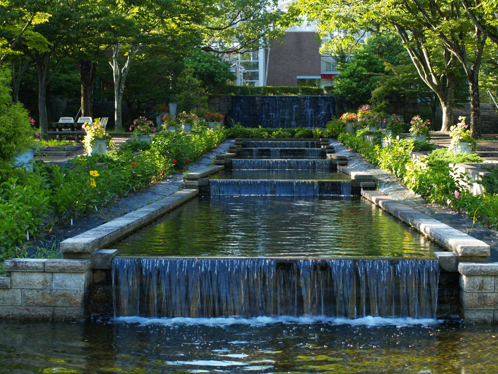 去りゆく夏の公園