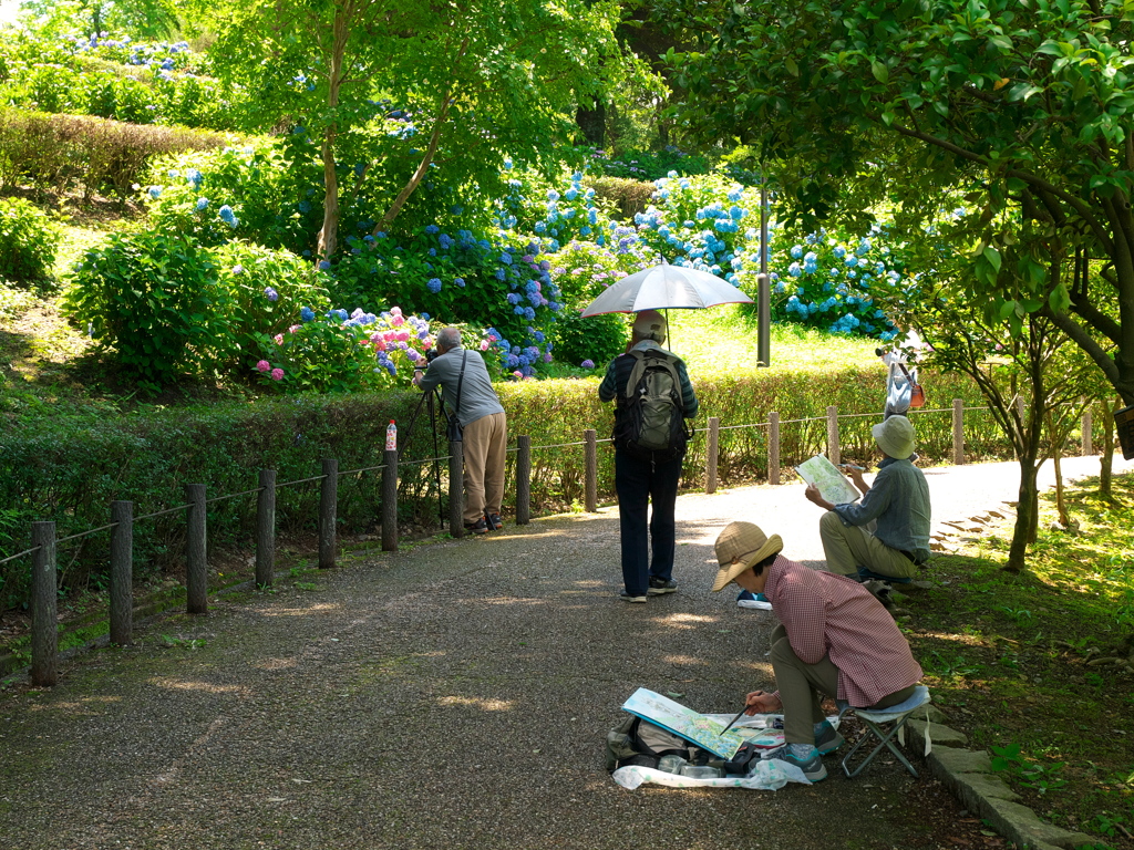 写真撮る人・絵を描く人