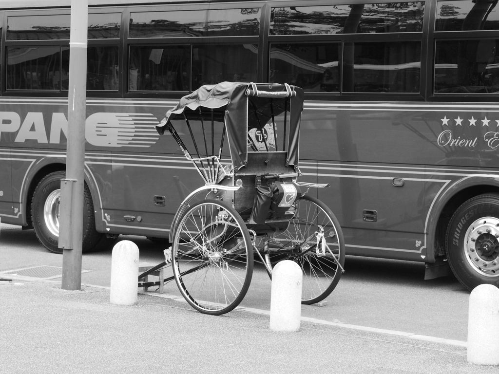 知恩院　人力車
