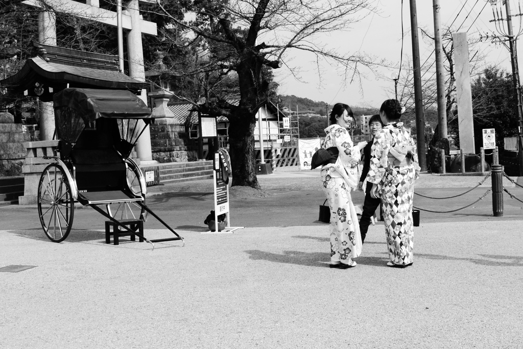 犬山城下町　人力車