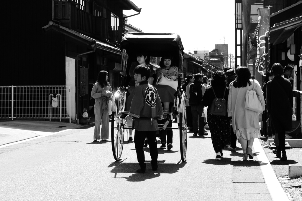 犬山城下町 人力車が行く By Sugichan Id 写真共有サイト Photohito