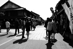 犬山城下町　賑わい