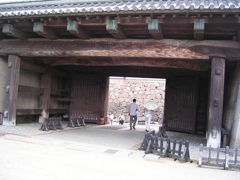 金沢追憶　石川門（黒門）