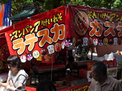 祭りの屋台