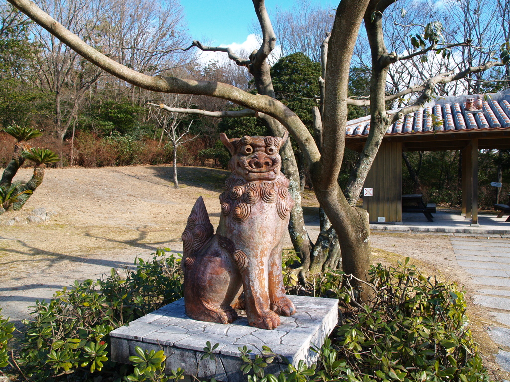 シーサーもお出迎え