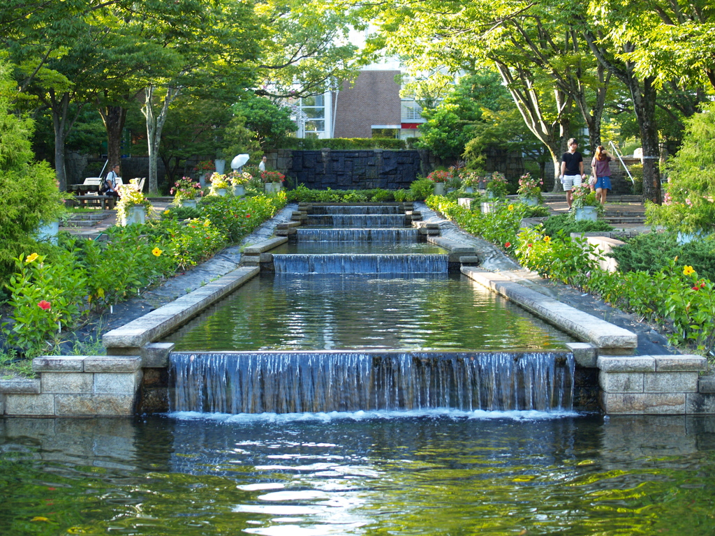 夕方の公園