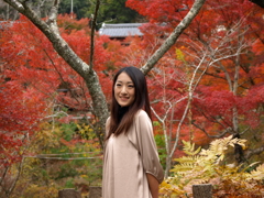 山寺と紅葉