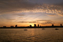 Hudson River during Sunset