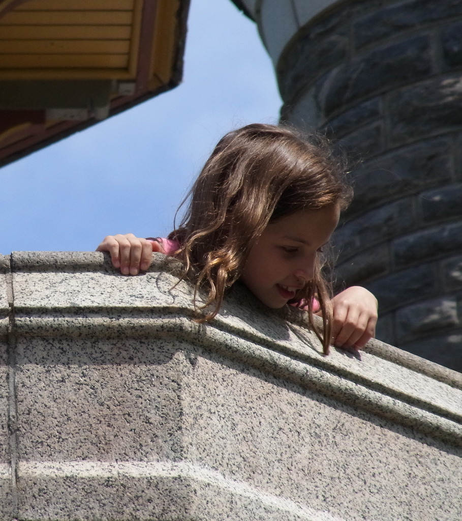 A Girl at Belvedere Castle