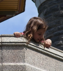 A Girl at Belvedere Castle