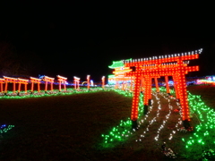 千本鳥居と八坂神社