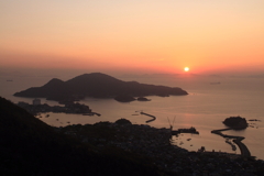 鞆の浦の日の出