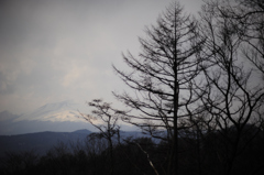早春の浅間山