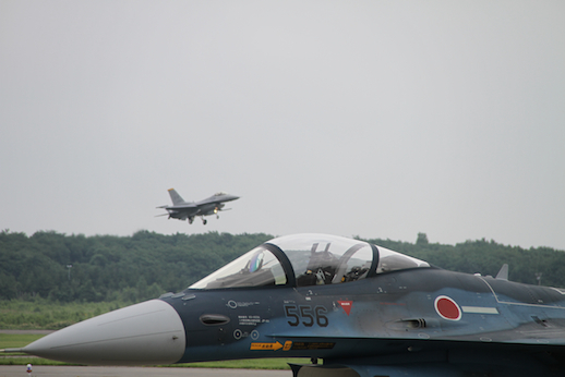 F-16 demo flight 離陸 千歳航空際