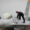 F-16 demo flight 機体のチェック 千歳航空際