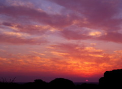 夕暮れ