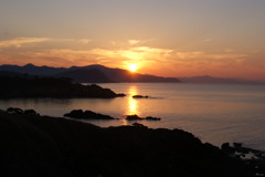 晩秋の夕日ＮＯ１