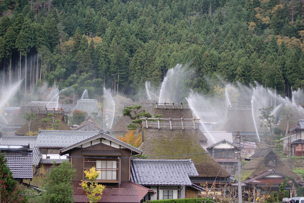 一斉放水