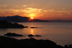 晩秋の夕日ＮＯ２