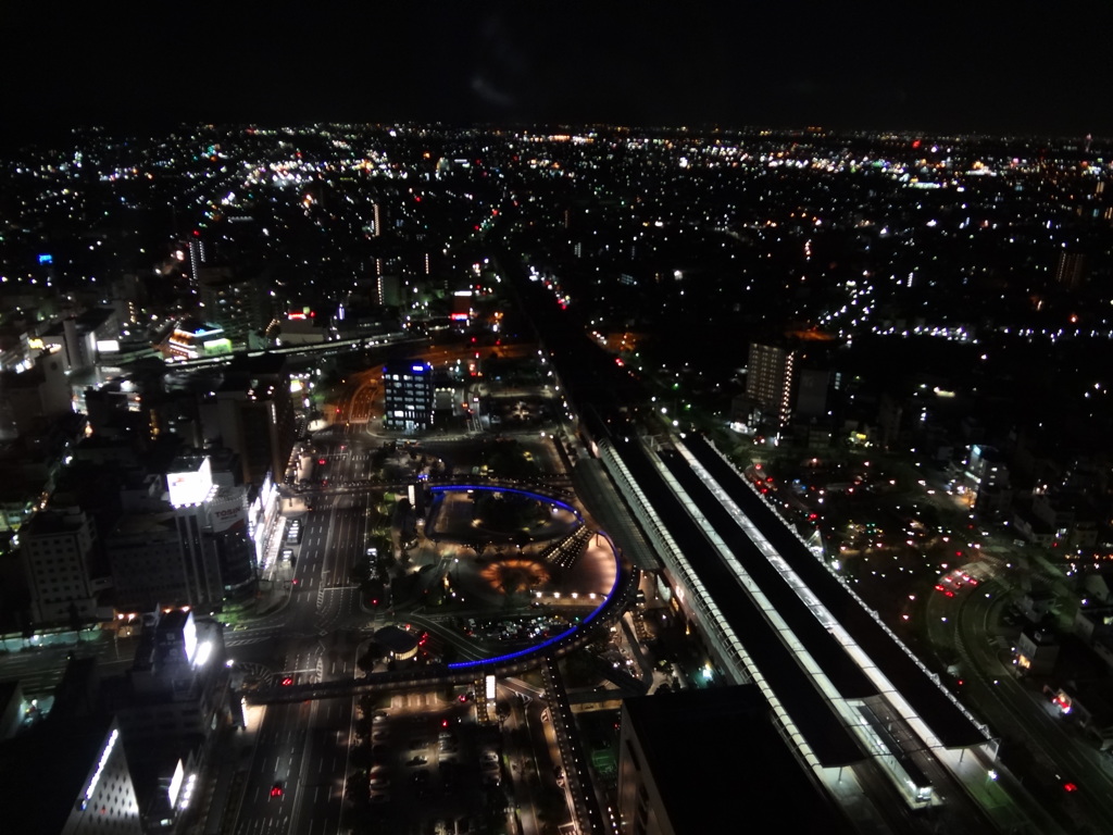 岐阜駅　－無料展望室より－