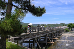 渡月橋の初夏