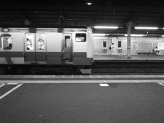 電車来た