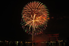 宮島水中花火大会2010 