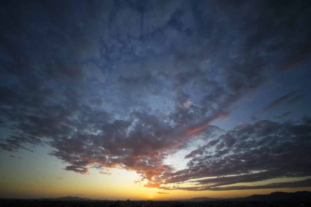 台風一過、青空は一日だけ