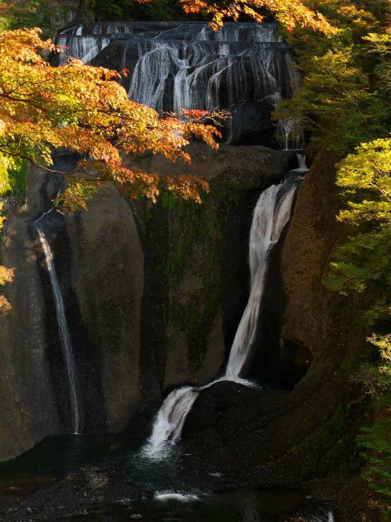 紅葉の滝