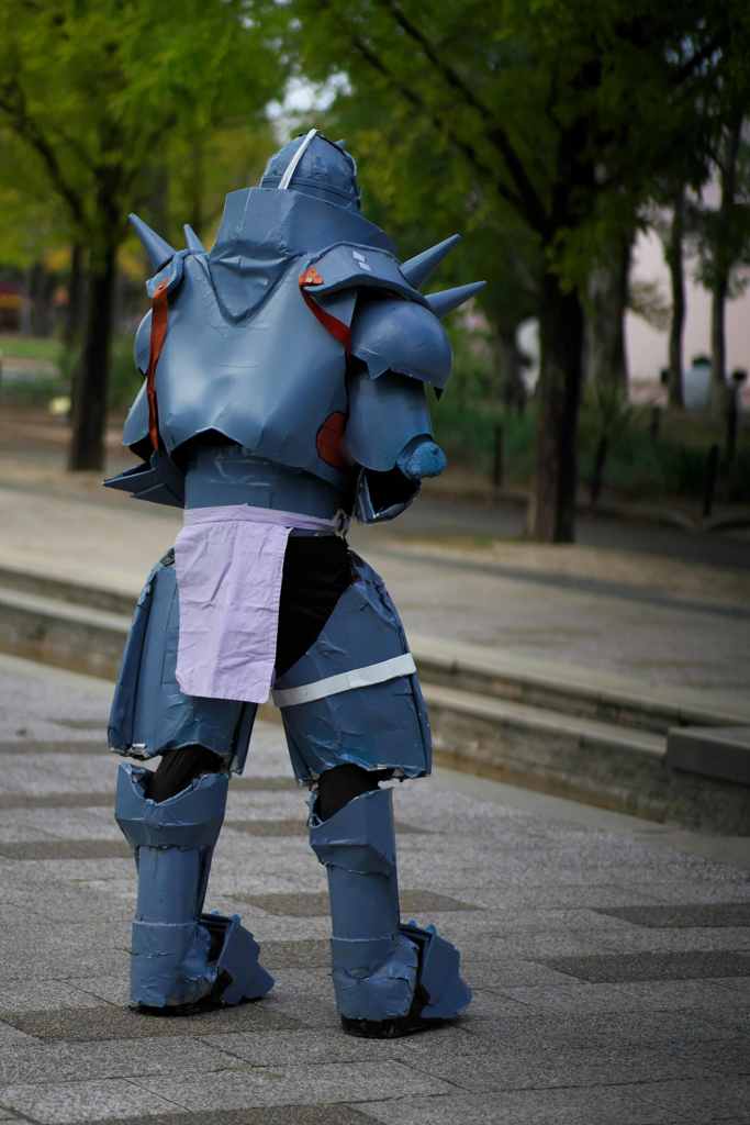 戦士の背中