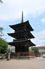 高山　国分寺　三重の塔
