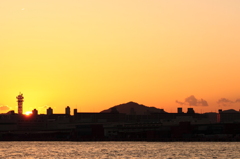 夕暮れ
