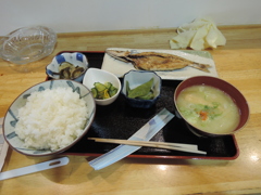 塩カマス定食　コーヒー付き