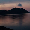 湖山池の夕焼け