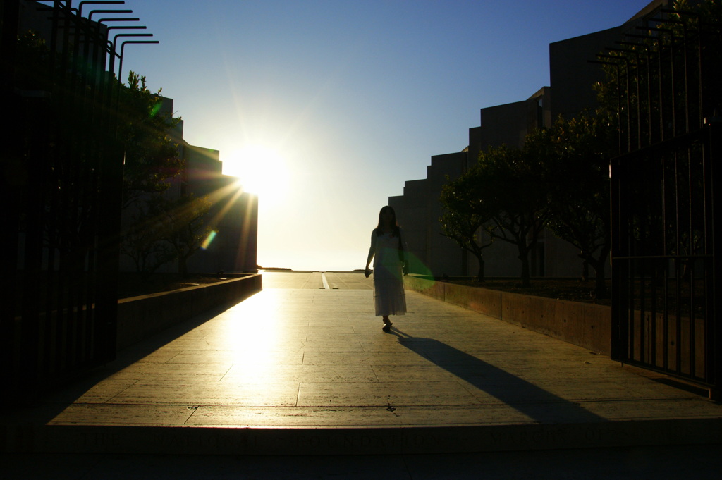 Lady in the shadow