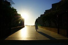 Lady in the shadow