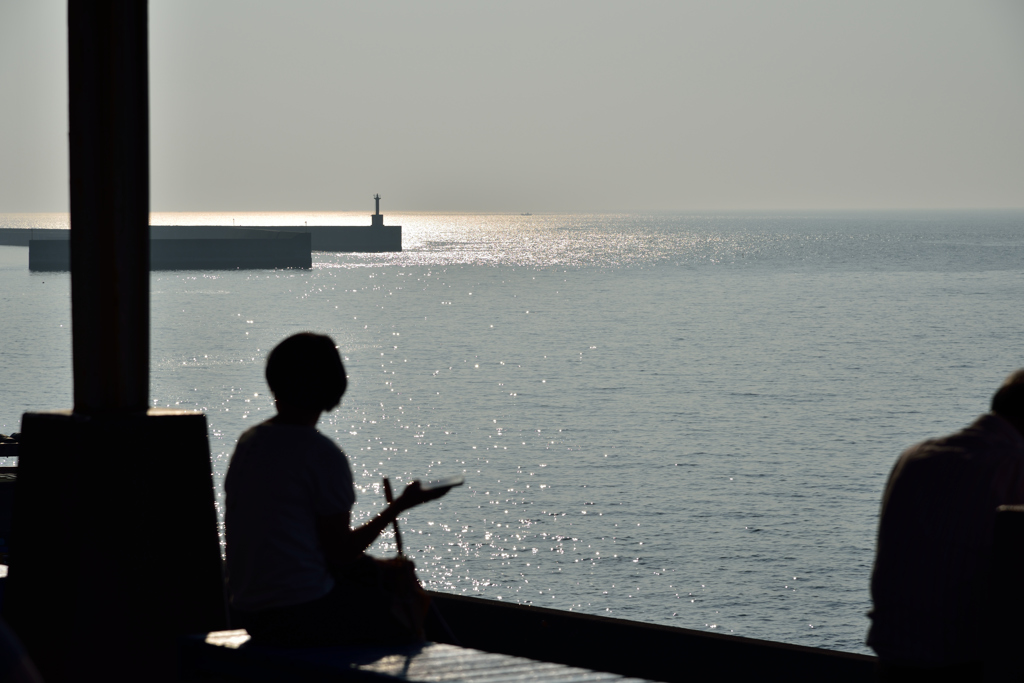 海を見ていた