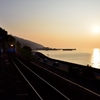 下灘駅　夕景