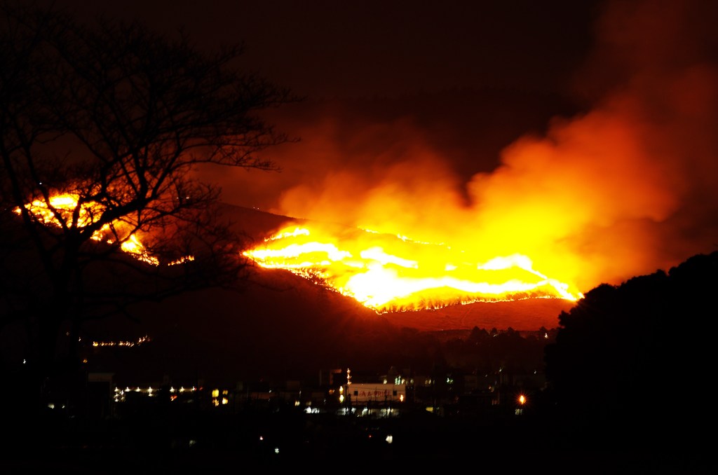 若草山　山焼 2