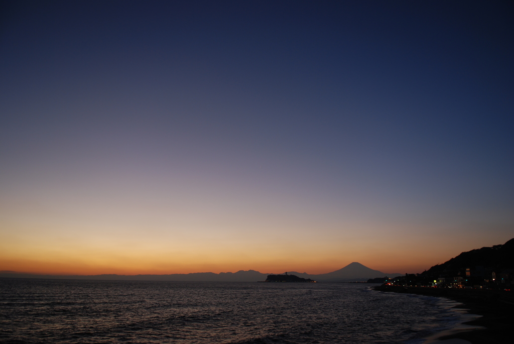 夕暮れ空