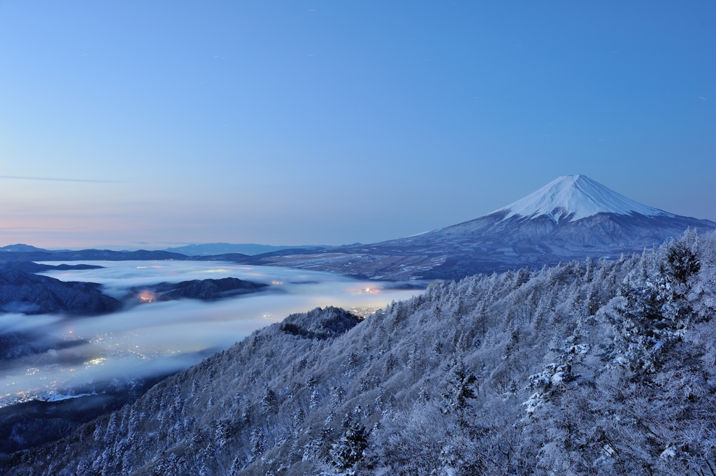 雪化粧の朝