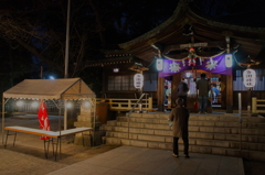 元旦夕暮れ