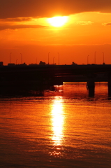 東京の夕景