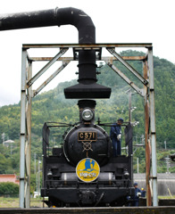 SLやまぐち号ターンテーブル（転車台)編012