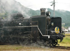 SLやまぐち号ターンテーブル（転車台)編7