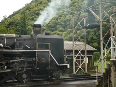 SLやまぐち号ターンテーブル（転車台)編8