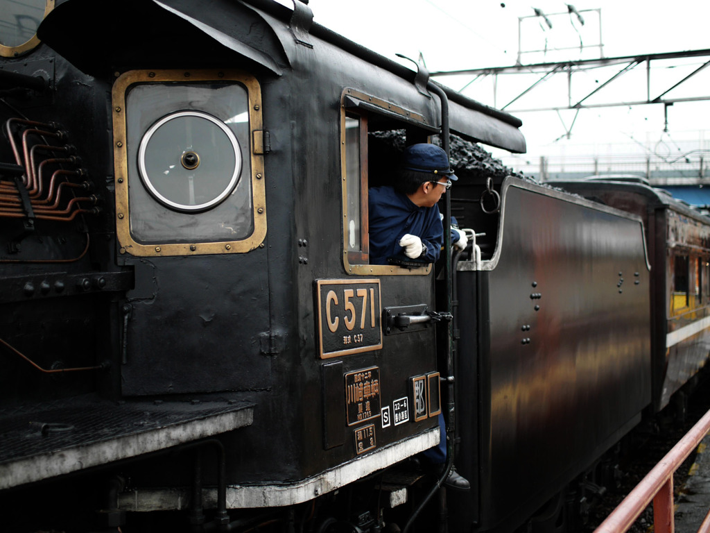 SLやまぐち号出発編11