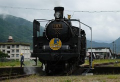 SLやまぐち号ターンテーブル（転車台)編4