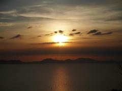 夕陽　IN　竜王山