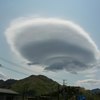 日光上空に巨大なUFO